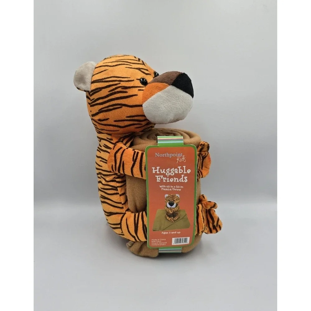 Northpoint Kids Tiger Plush with Fleece Blanket‎ 40